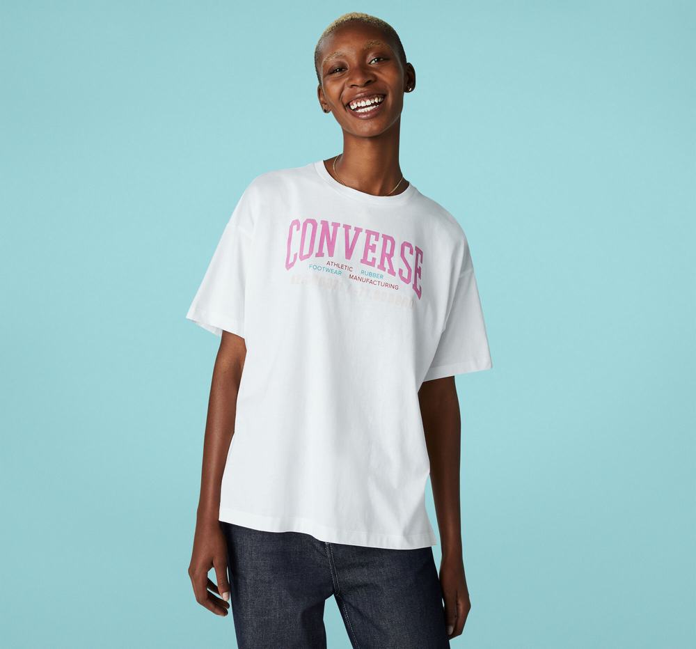 Camiseta Converse Authentic Mulher Branco 657089IKG